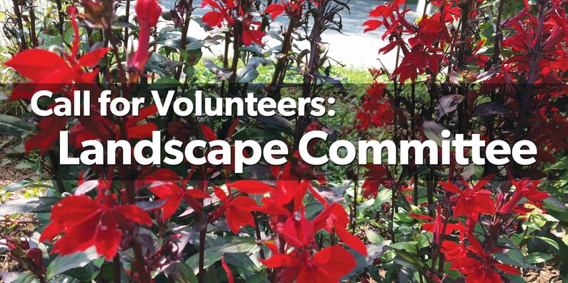 Call for Volunteers Landscape Committee