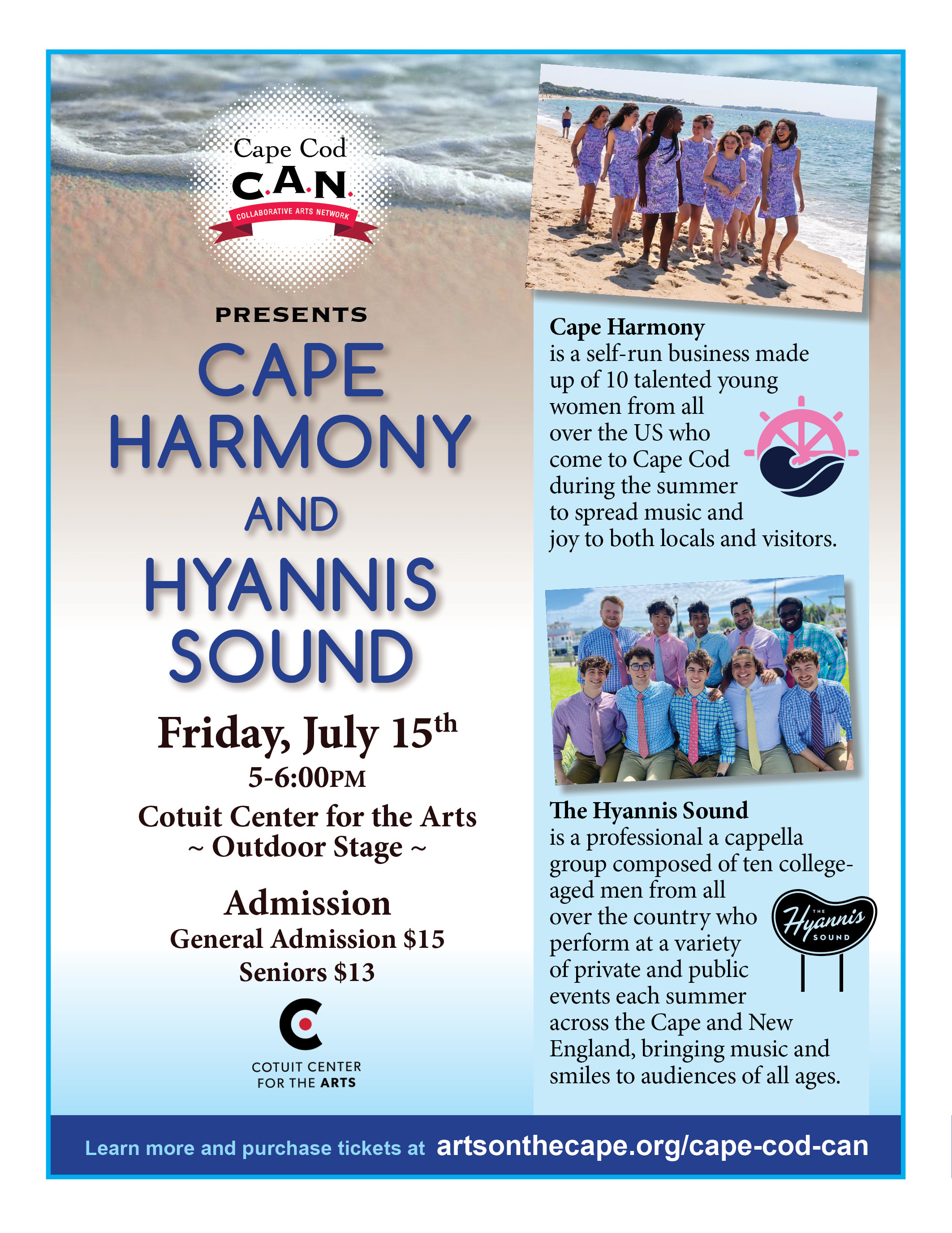 Cape Harmony hyannis sound poster general2