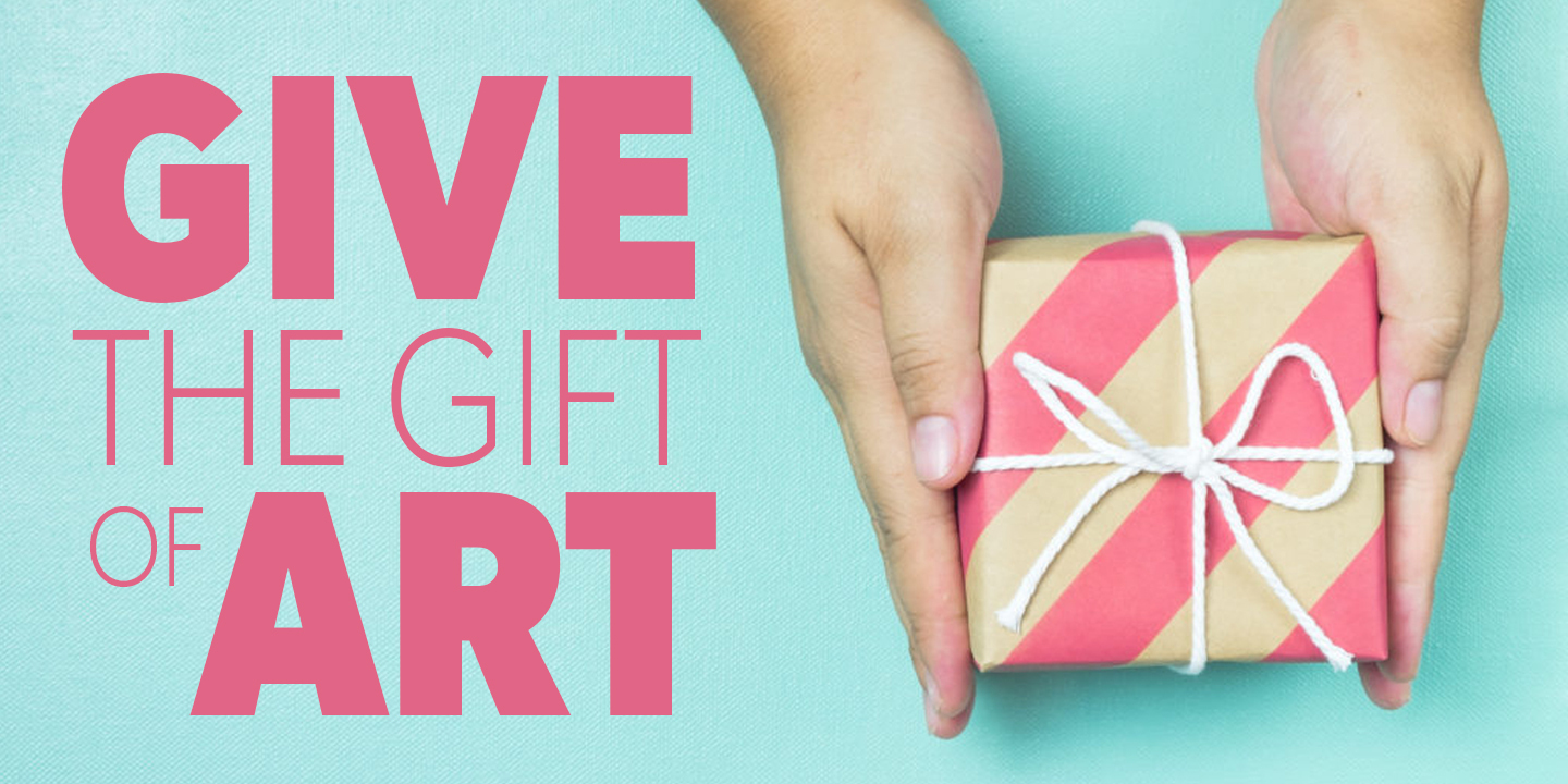 Give The Gift Of Art Web Banner