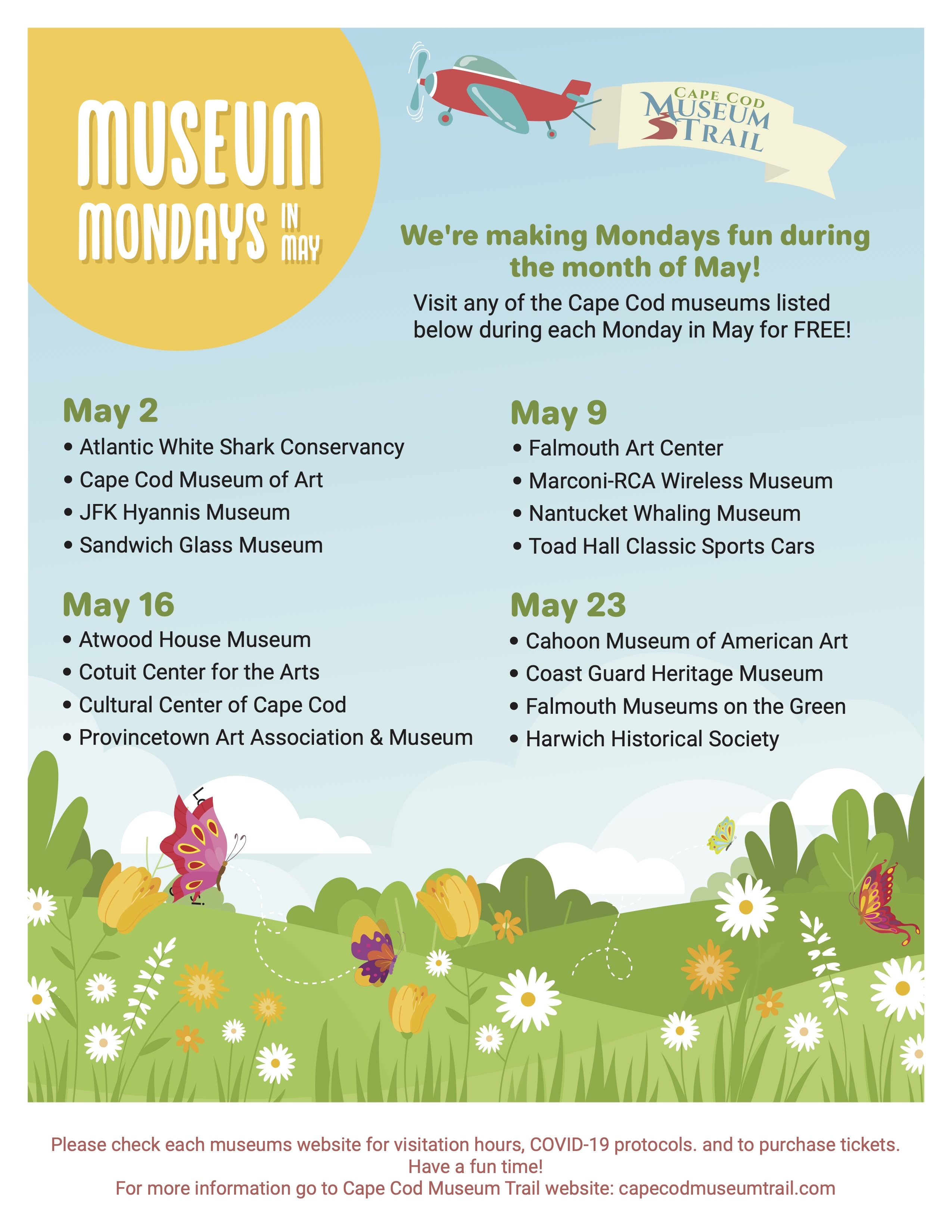 Museum Mondaysin May Flyer for 2022 002
